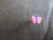 Boucles d'oreilles papillon rose pour les petites et les grandes 