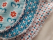 Bavoirs bébé en tissu et éponge blanche, fermeture par pression taille 0-6 mois - en lot de 3 esprit seventies 