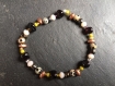 Petit bracelet ethnique - différente perle de couleur 