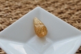 Perle en forme de goutte, poire en plastique à paillette 