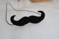Moustache en feutrine noir, déguisement 