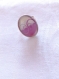Bague ying et yang bi-couleur ovale réglable 