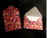 Pour la st valentin - 6 petites enveloppes fantaisie 