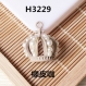 5 breloques en alliage de couronne impériale pendentif 22x24mm h3229 