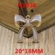 10 breloques combinée 20mmx18mm or papillon pendentif h1030 