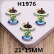 5 breloques mer mère pendentif en alliage 21mmx15mm h1976 
