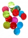 14 sequins pendentifs coquillage 13 mm multicolores 