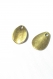 Lot de 6 gouttes incurvées bronze breloques ou pendentifs 17 mm 
