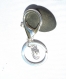 Mousqueton porte clefs argenté 6,9 cm 
