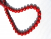 10 perles rondes de corail rouge de 6 mm 