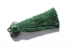 Grand pompon vert foncé en nylon de 7,4 cm 