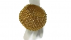 Bracelet capricho doré en perles synthétiques : collection les soirees 