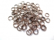 Lot 50 anneaux de jonction 5mm couleur cuivre 