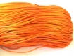 5 mètres fil coton ciré orange 1.5mm 
