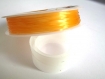 1 bobine de 7.50 m fil cristal élastique orange 0.8mm 