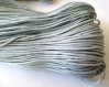 20 mètres fil coton ciré gris 1.5mm 