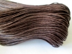 20 mètres fil coton ciré marron 1.5mm 