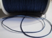 10m fil nylon bleu nuit tressé 0.8mm 
