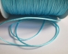 10m fil nylon bleu ciel tressé 0.8mm 