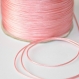 10m fil cordon polyester rose ciré 0.5mm 