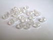 10 perles cristal rondelle à facettes 6x5mm 