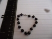 Bracelet de perles grenat almandin monté en bracelet dit marseillais 
