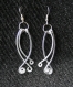 Boucles d'oreille à trois pendants en aluminium 
