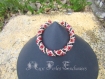 Bracelet spirale petites fleurs en perles 