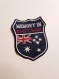 Applique écusson,patch à coudre drapeau de l'australie 6.5*7.8cm 