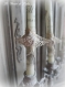 Grand chandelier angelot patiné shabby chic 