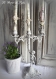 Grand chandelier angelot patiné shabby chic 