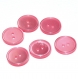 B55t1r / mercerie lot de 6 boutons plastique rose nacré 18mm 