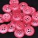 B55n1r / mercerie boutons plastique rose nacré 22mm vendus à l'unité 