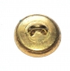 27r / bouton ancien ou vintage en métal doré poisson carpe koi 14mm 