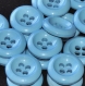 B54d2r / mercerie boutons plastique bleu 26mm vendus à l'unité 