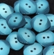 B54a3r / mercerie boutons carrés plastique bleu 19mm vendus à l'unité 
