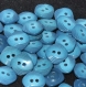 B54a1r / mercerie boutons carrés plastique bleu vert 12mm vendus à l'unité 