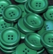 B53e1r / mercerie boutons plastique vert foncé 26mm vendus à l'unité 