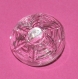 775r / bouton ancien en verre transparent 18mm 