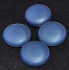 B49i1r / mercerie lot de 4 boutons plastique bleu marine 20mm 