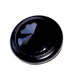 711r / 1 bouton ancien en verre noir 15mm 