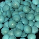 B48e1r / mercerie boutons plastique demi boules vert glacé 12mm vendus à l'unité 