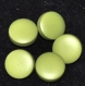 B45e1r / mercerie lot de 5 boutons palets plastique vert 14mm 