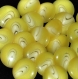 B44e2r / mercerie boutons plastique blanc et jaune 18mm vendus à l'unité 
