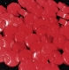 B34a1r / mercerie boutons originaux plastique rouge 10mm vendus à l'unité 