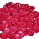 B28a1r / mercerie boutons ronds plastique rouge 22mm vendus à l'unité 