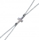 5430r / chaîne de main bracelet bague acier inoxydable croix bijou 