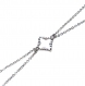 5420r / chaîne de main bracelet bague acier inoxydable motif ciselé bijou 