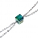 5383r / chaîne de main bracelet bague acier inoxydable cristal vert bijou 