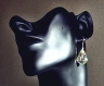 Swarovski boucles d'oreilles en métal argenté - mbo228 